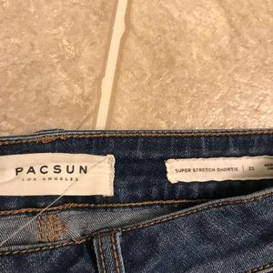 Pacsun stretchy denim shorts